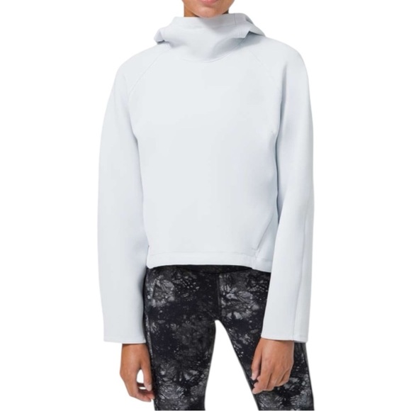 lululemon athletica Tops - Lululemon AirWrap Pullover Hoodie Alpine White Womens Size 4